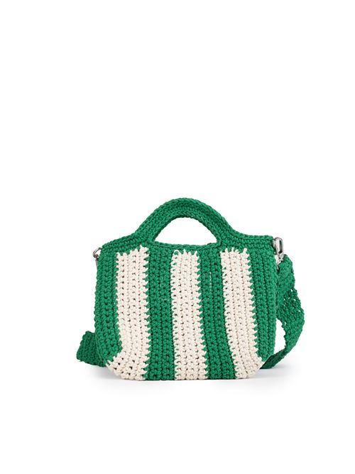 Borsa mini in crochet a righe Mc2 Saint Barth | CROCHET BAG MINI00193H STRIPES POP V 57
